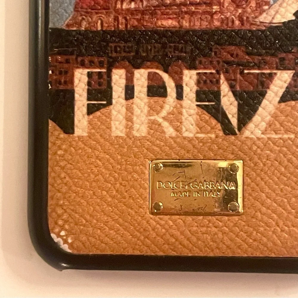 DOLCE & GABBANA “Firenze” leather phone case for iPhone 6/6S​​​​​​​